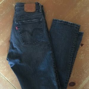 Women’s Levi’s 501 faded black